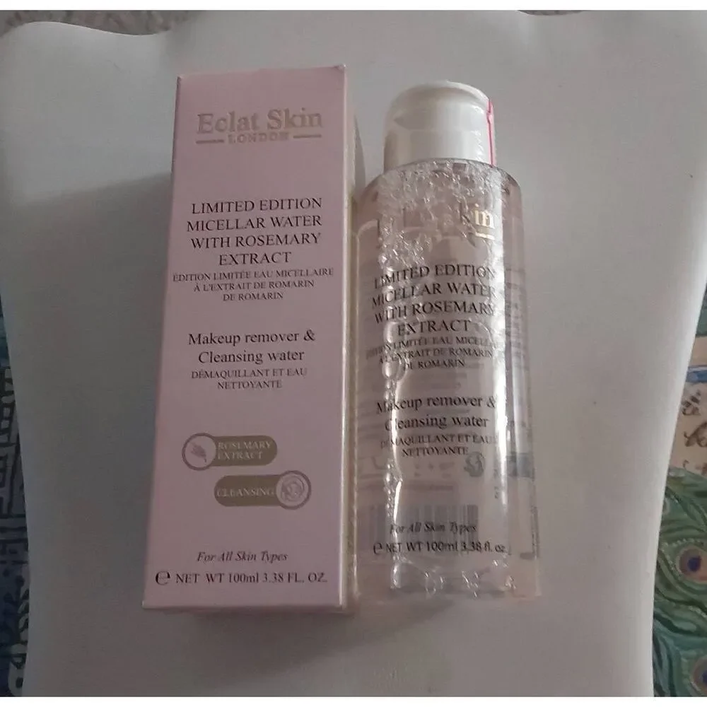 BNIB~ECLAT SKIN LONDON Limited Edition Micellar Cleansing Water/Makeup Remover
